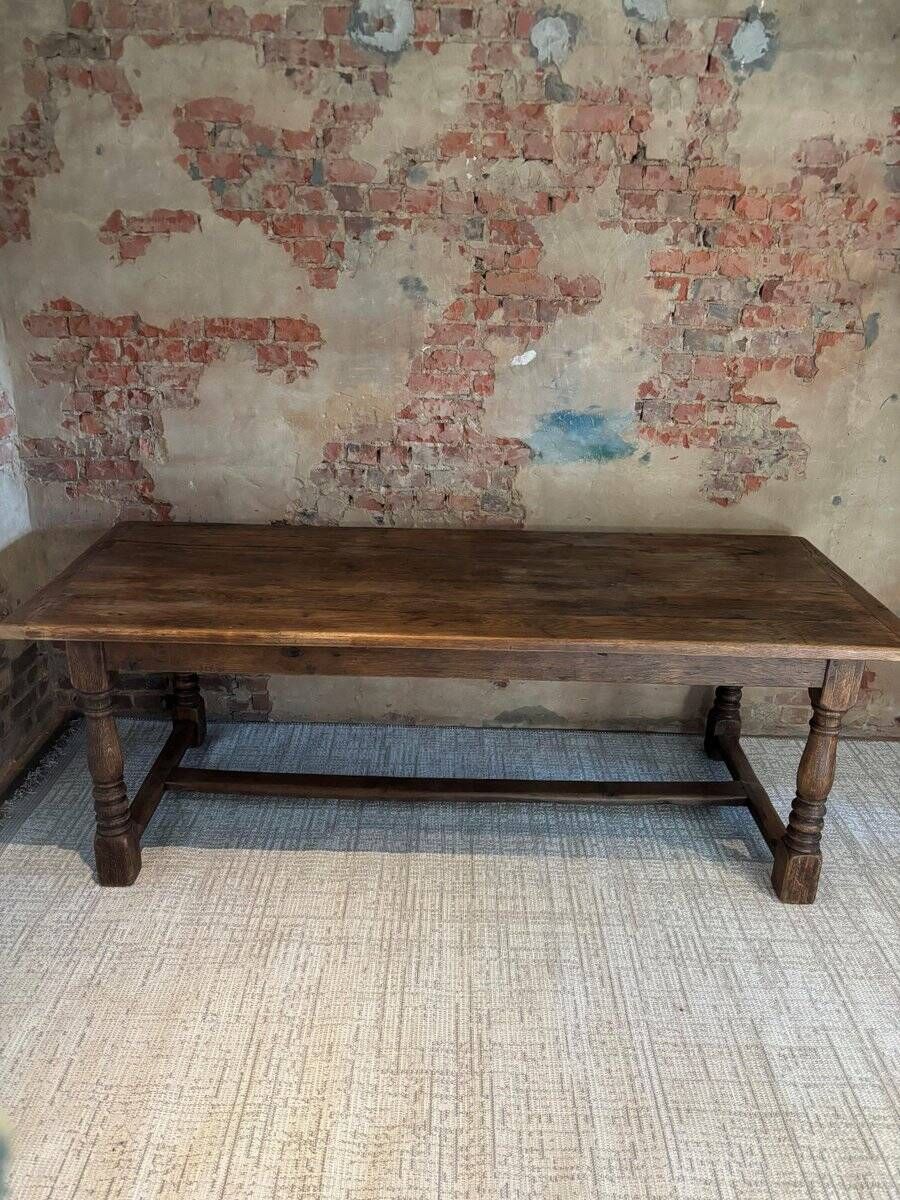 Dining table canteen in oak, 1940s