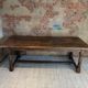 Dining table canteen in oak, 1940s