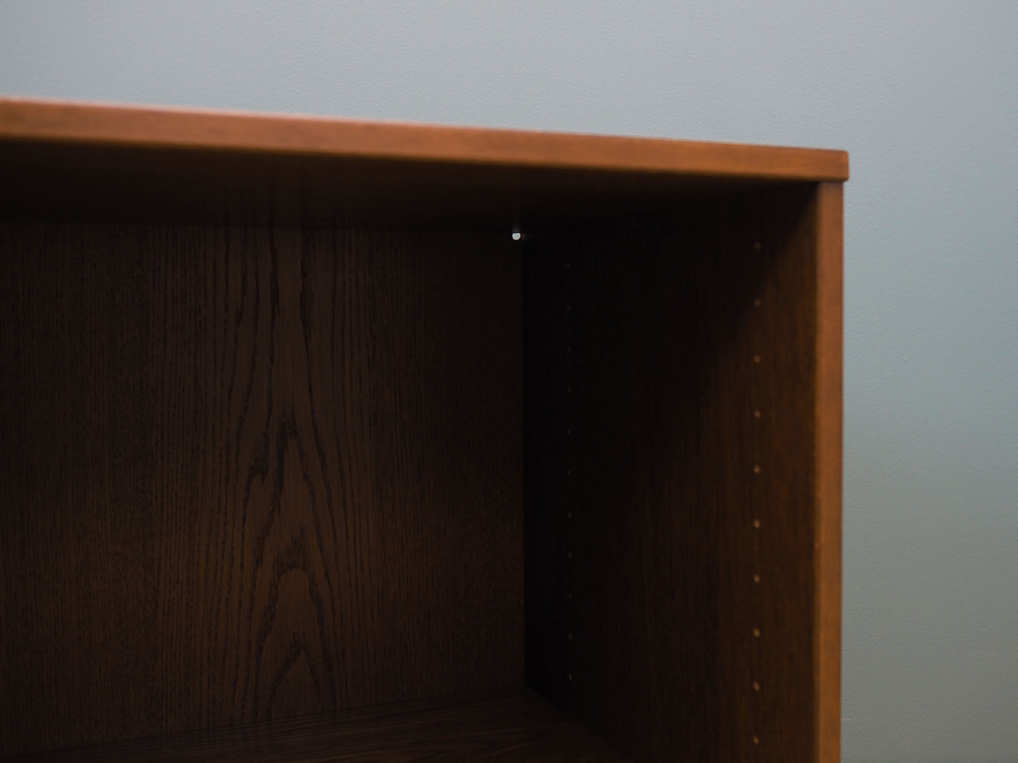 Oak bookcase, Danish design, 1970s, production: Denka