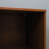 Oak bookcase, Danish design, 1970s, production: Denka