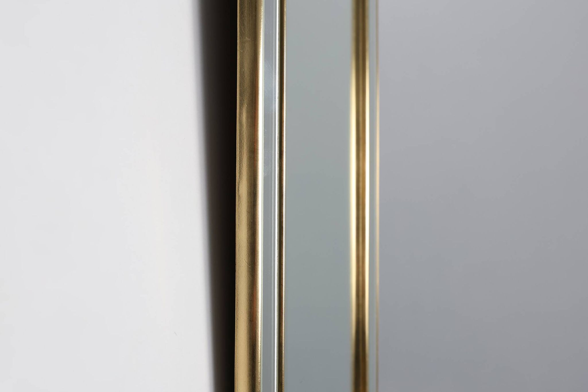 Large Hollywood Regency Deknudt Mirror in Gilt Frame, Belgium, 20th century
