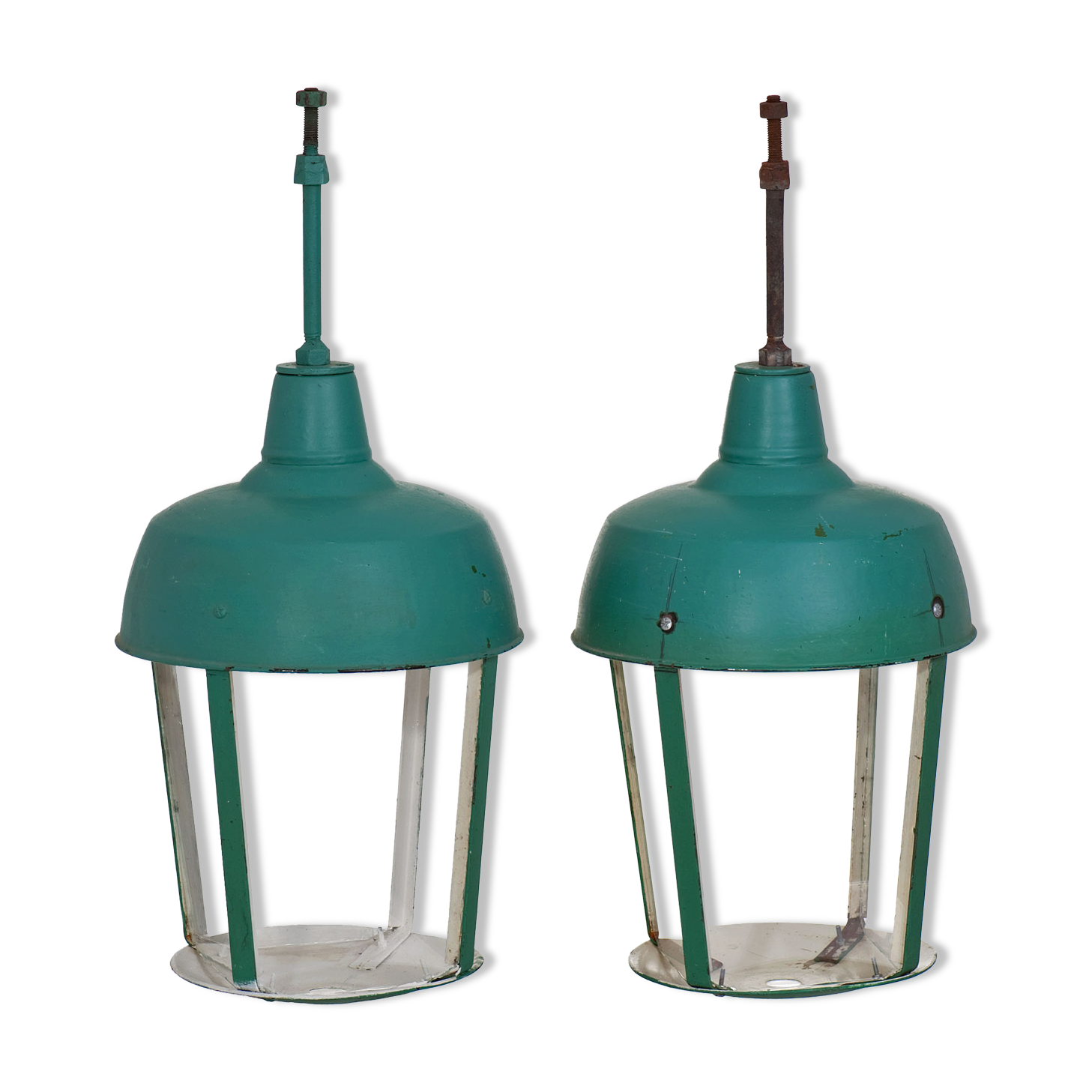 Pair of ancient lanterns