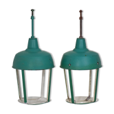 Pair of ancient lanterns