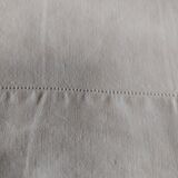 Drap ancien lin monogramme GC 220 X 320 cm