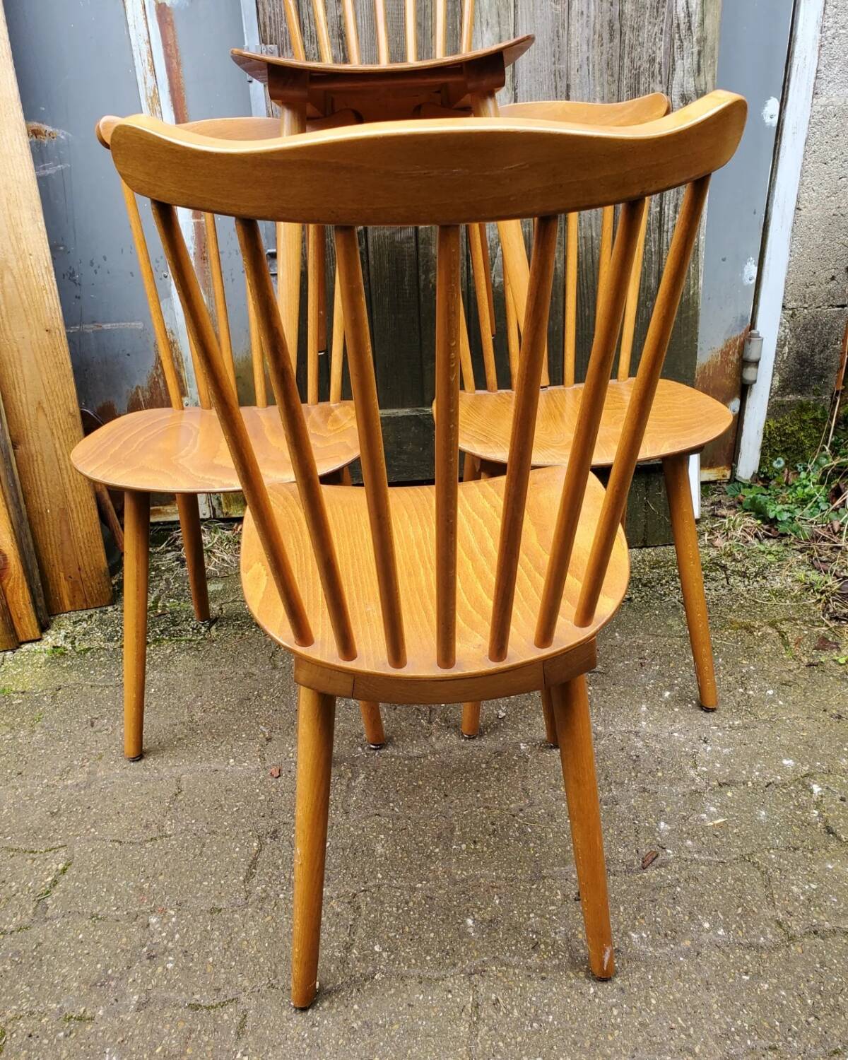 4 Baumann “Menuet” bistro chairs