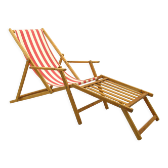 Vintage deck chair, 1970s