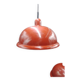 Rare x2 Lita pendant light design industrial lamp factory sheet metal 1960/70 loft