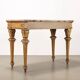Console néoclassique ancienne en bois laqué, Italie, fin XIXe siècle