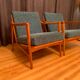 A pair of Wilhelm Knoll, Knoll Antimott armchairs, 1960s.