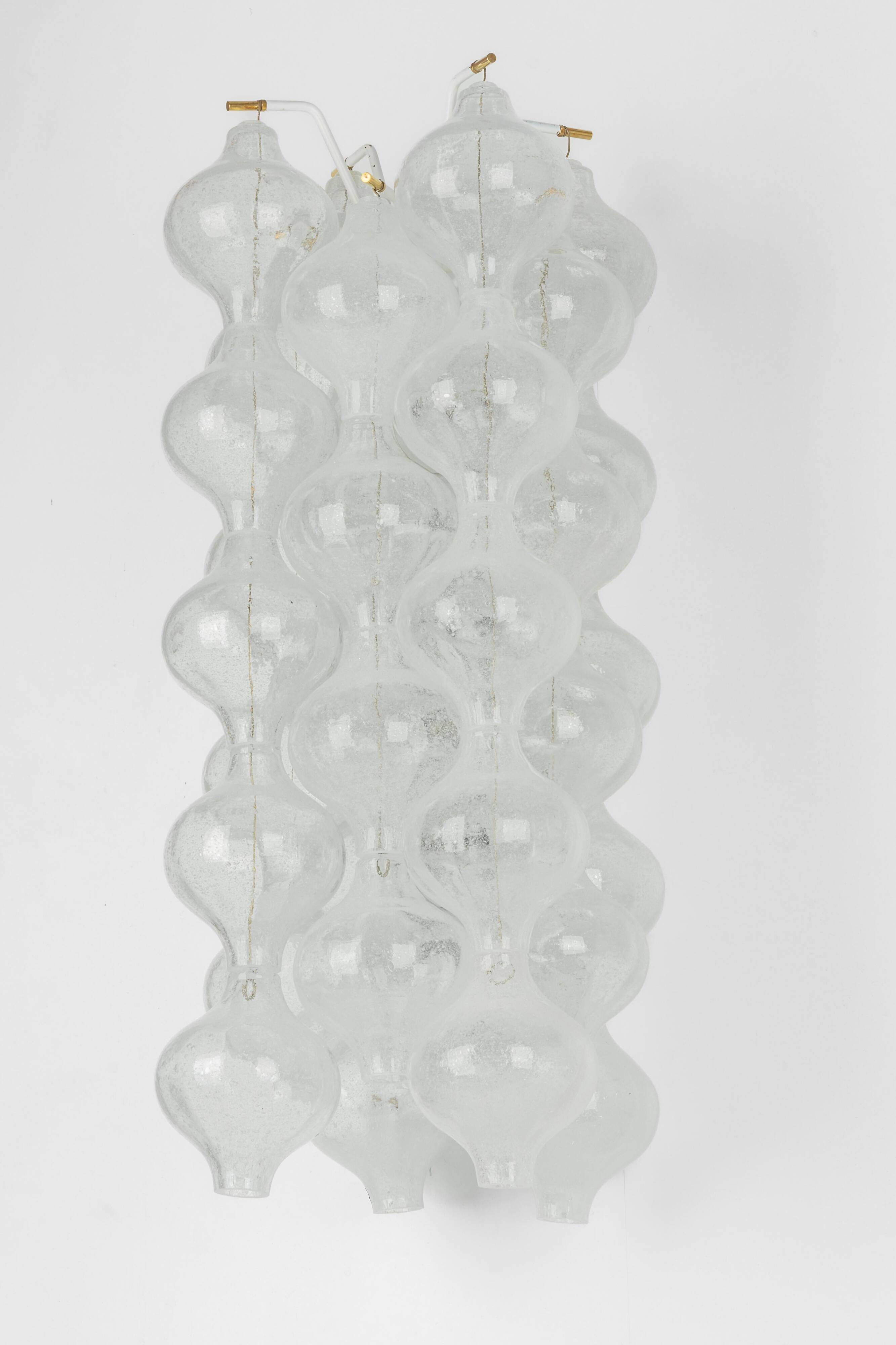 Extra large wall lamp Kalmar 'Tulip', Austria, 1970s