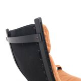 Ingmar Relling leather Siesta lounge chairs, Westnofa 1970s