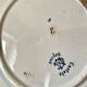 Set of 12 plates Terre de Fer, model Cartels, Creil & Montereau, 1900