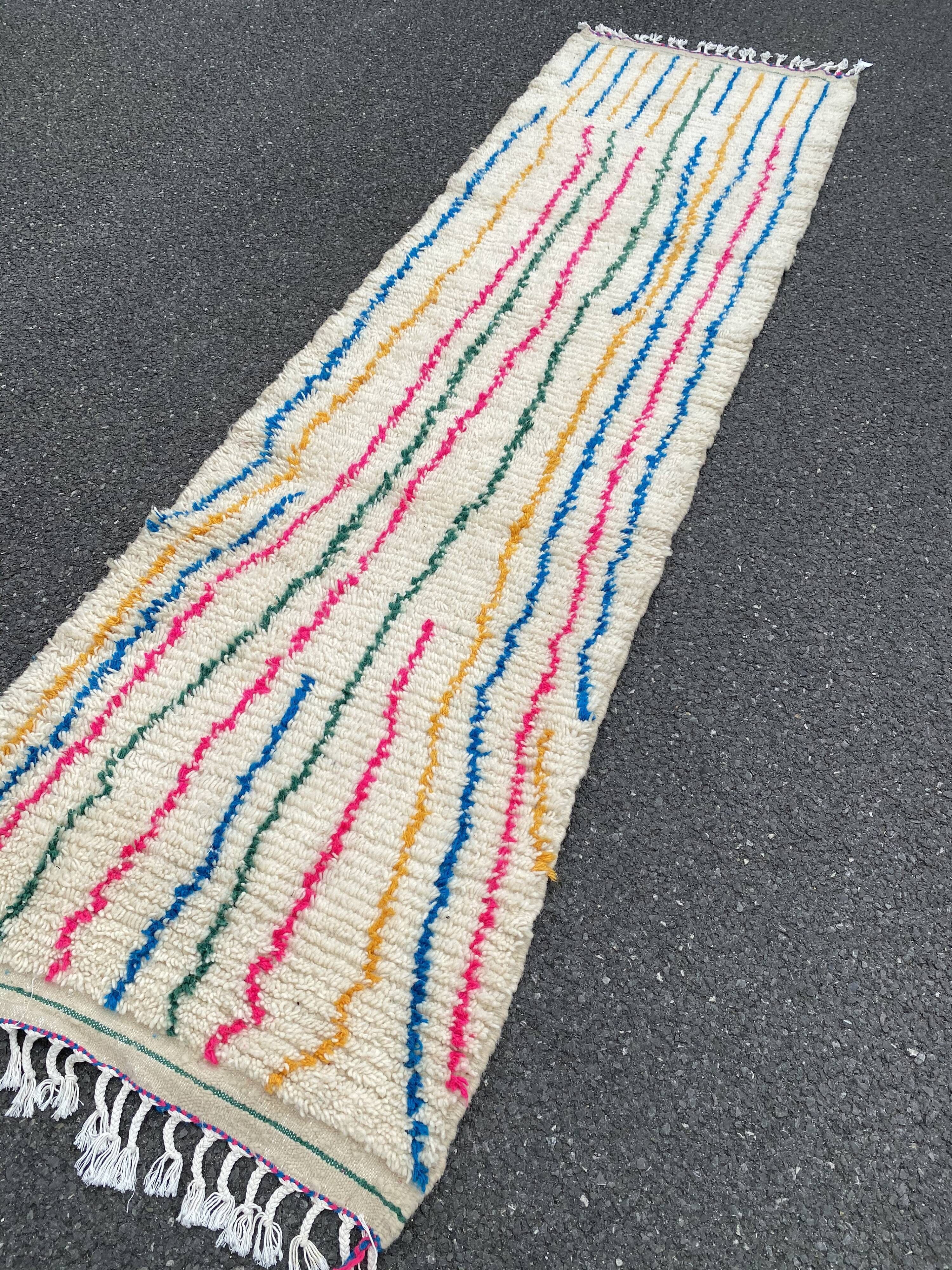 Beni Ouarain corridor carpet 85x300 cm