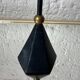 Bronze candle holder, Memphis design, 80s