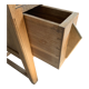 Vintage solid oak craft desk