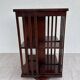 Mahogany rotating bookcase