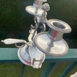 Antique silver candlestick