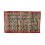 Anatolian handmade vintage rug 212 cm x 124 cm