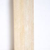 Set of 3 hexagonal travertine columns or pedestals from the 70s