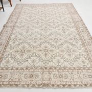 Tapis vintage bordé, 218x326cm