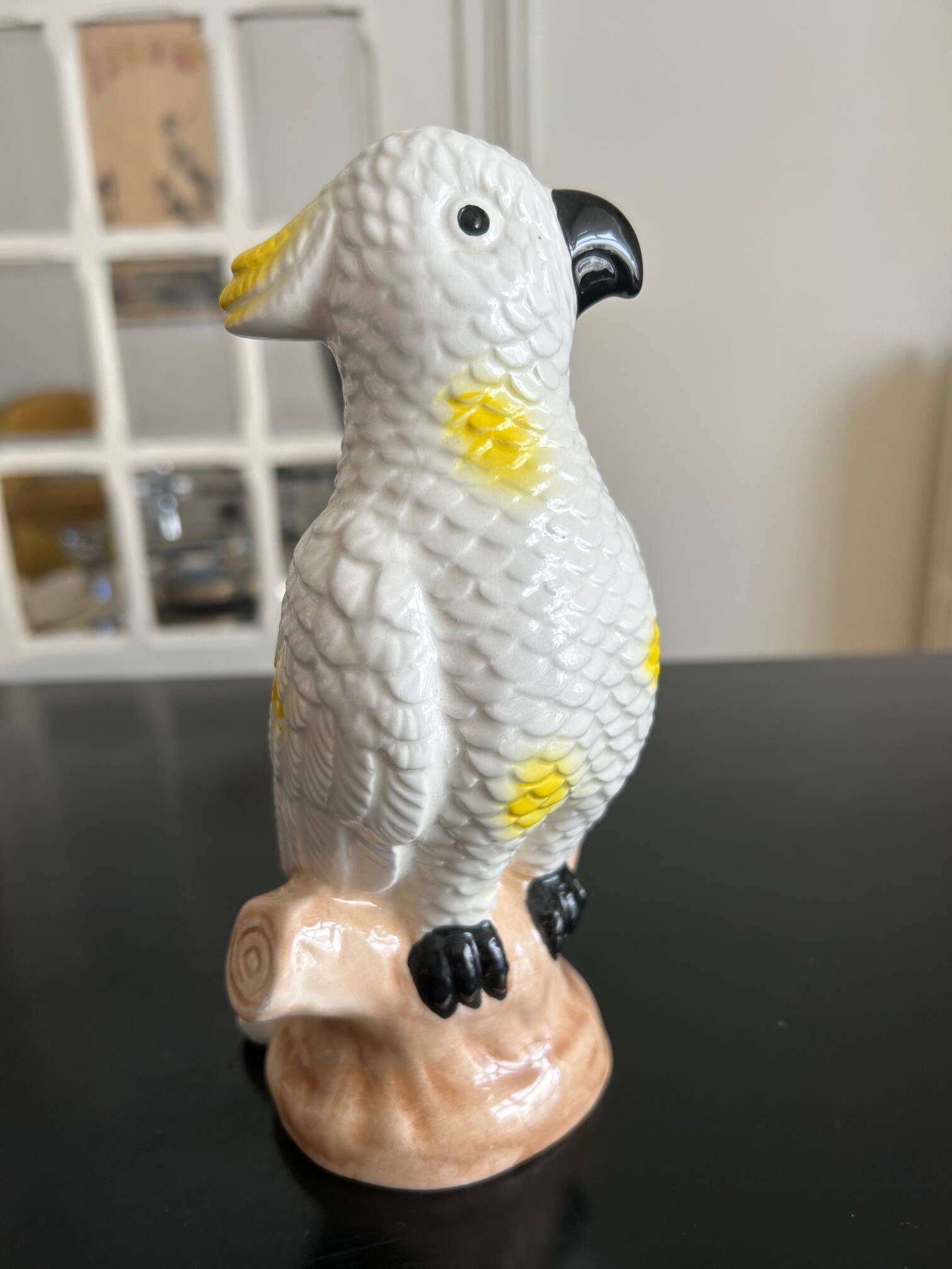 Vintage ceramic parrot