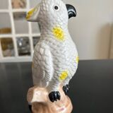 Vintage ceramic parrot