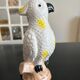Vintage ceramic parrot