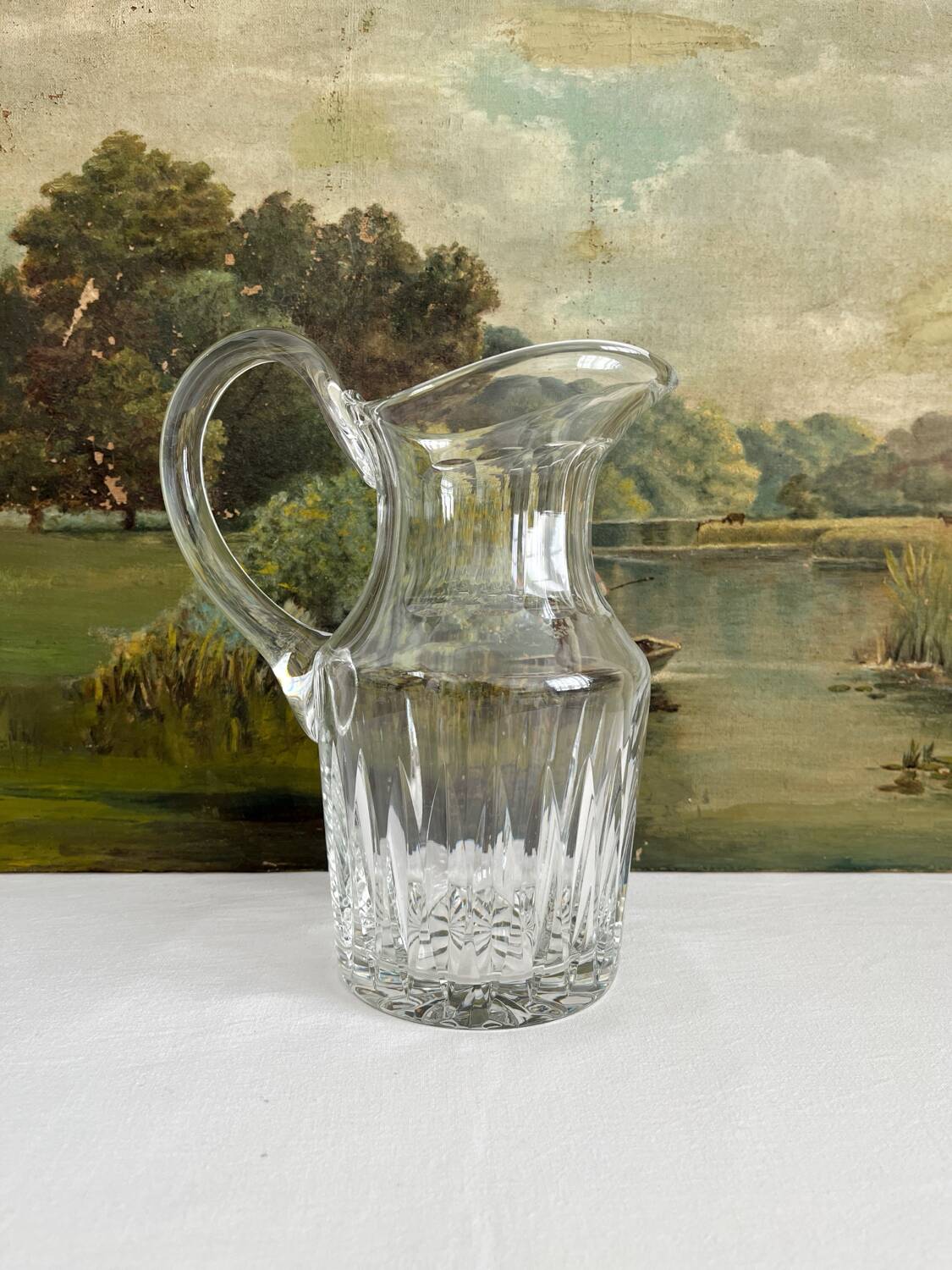 Saint Louis cut crystal water pitcher
