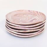 6 Assiettes Améthyste
