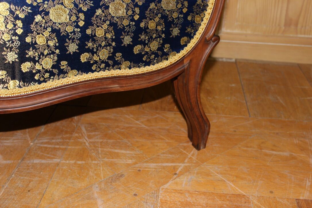 Paravent de style Louis XV en noyer