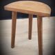 Tripod stool half moon light
