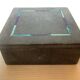 Grey and blue ring holder tray