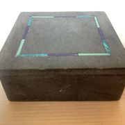Grey and blue ring holder tray