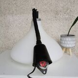 Vintage White Glass Pendant Lamp Ceiling Light Meblo Style Yugoslavia made