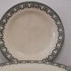 Set of 4 flat plates terre de fer ec Salins Louis XVI garlands
