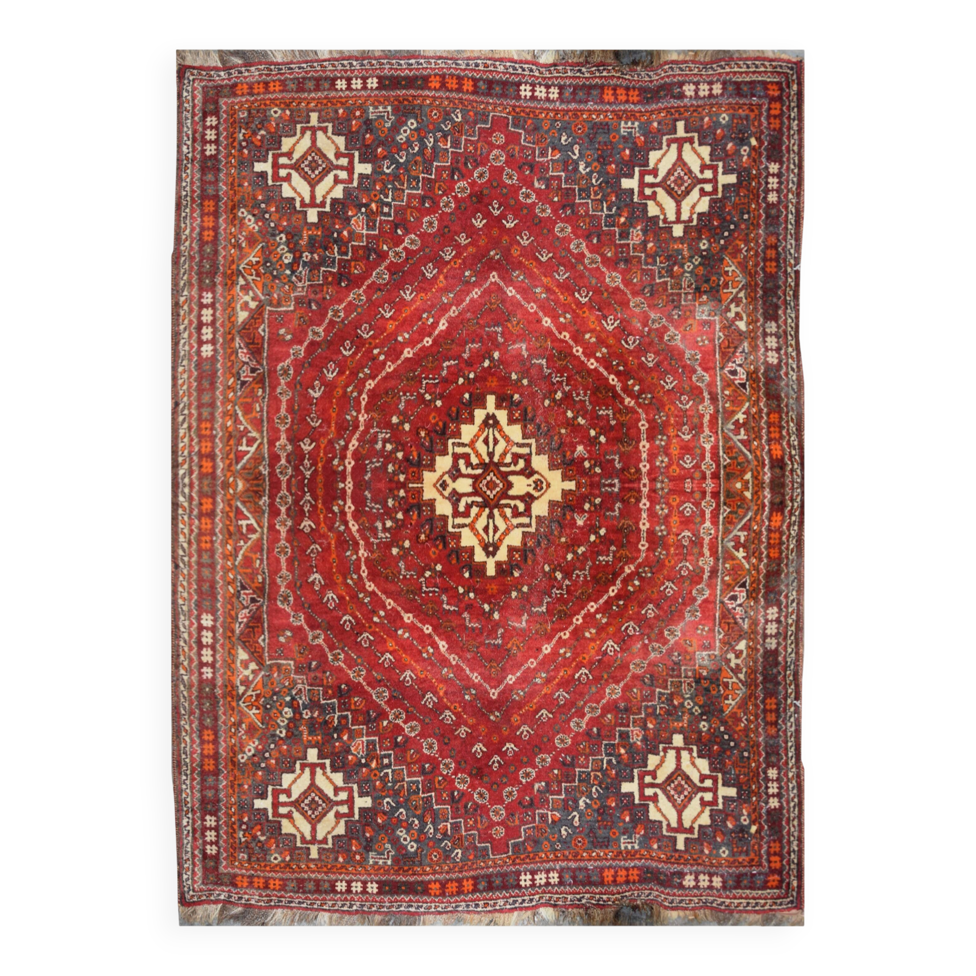 Oriental carpet Iran Shiraz, Gashghaï: 170 x 250 cm