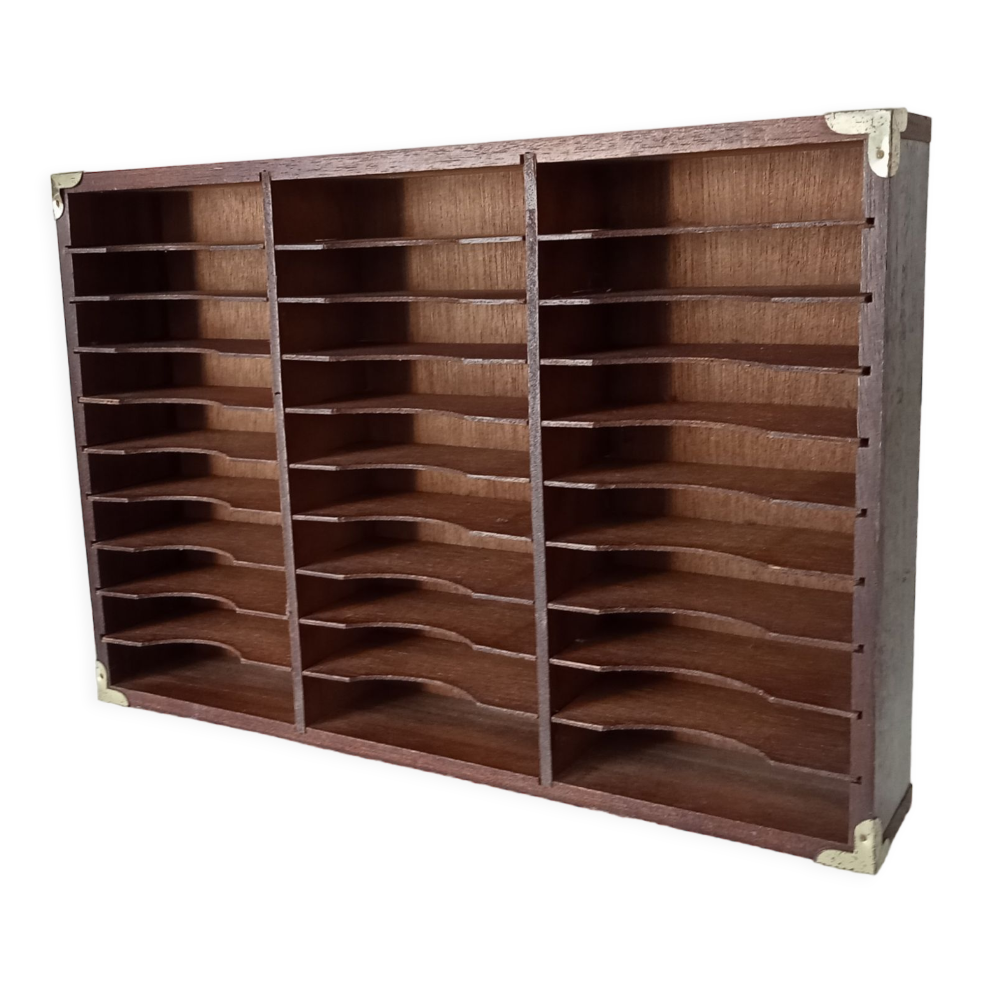 Vintage wall shelf cassette holder 70s/80s