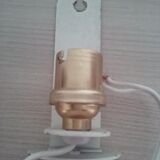 Duo of vintage opaline wall light