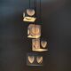 Scandinavian pendant lamp by Shogo Suzuki for Stockmann Orno, 1960s – set of 4 cube lamps