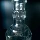 Carafe à whisky en verre taillé vintage 25 cm