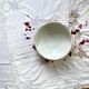 Salad bowl with gilding, vintage Sologne Lamotte porcelain