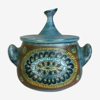 Covered pot by Jean de Lespinasse, JdL, model 1, Nice around 1950/1960