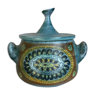 Covered pot by Jean de Lespinasse, JdL, model 1, Nice around 1950/1960