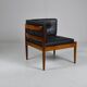 Univers corner chair by Kai Kristiansen for Magnus Olesen. 1965.