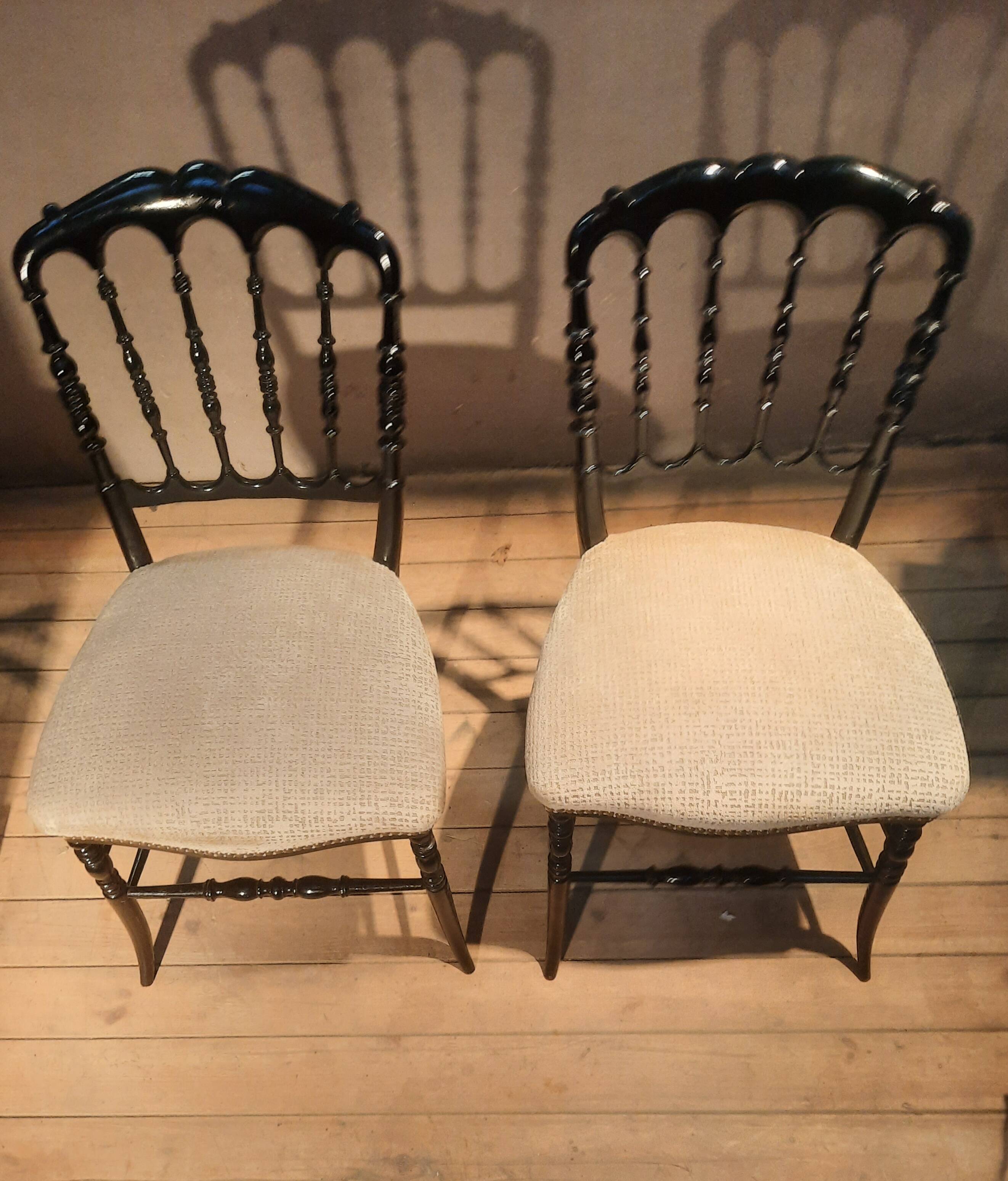 Pair of Napoleon III chairs