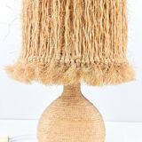 Vintage rope lamp dlg. by Audoux & Minet