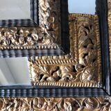 Mirror with parecloses Napoleon III period,