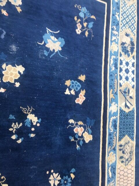 Tapis ancien chinois fait main 308x380 cm