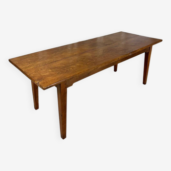 19th century beech farm table