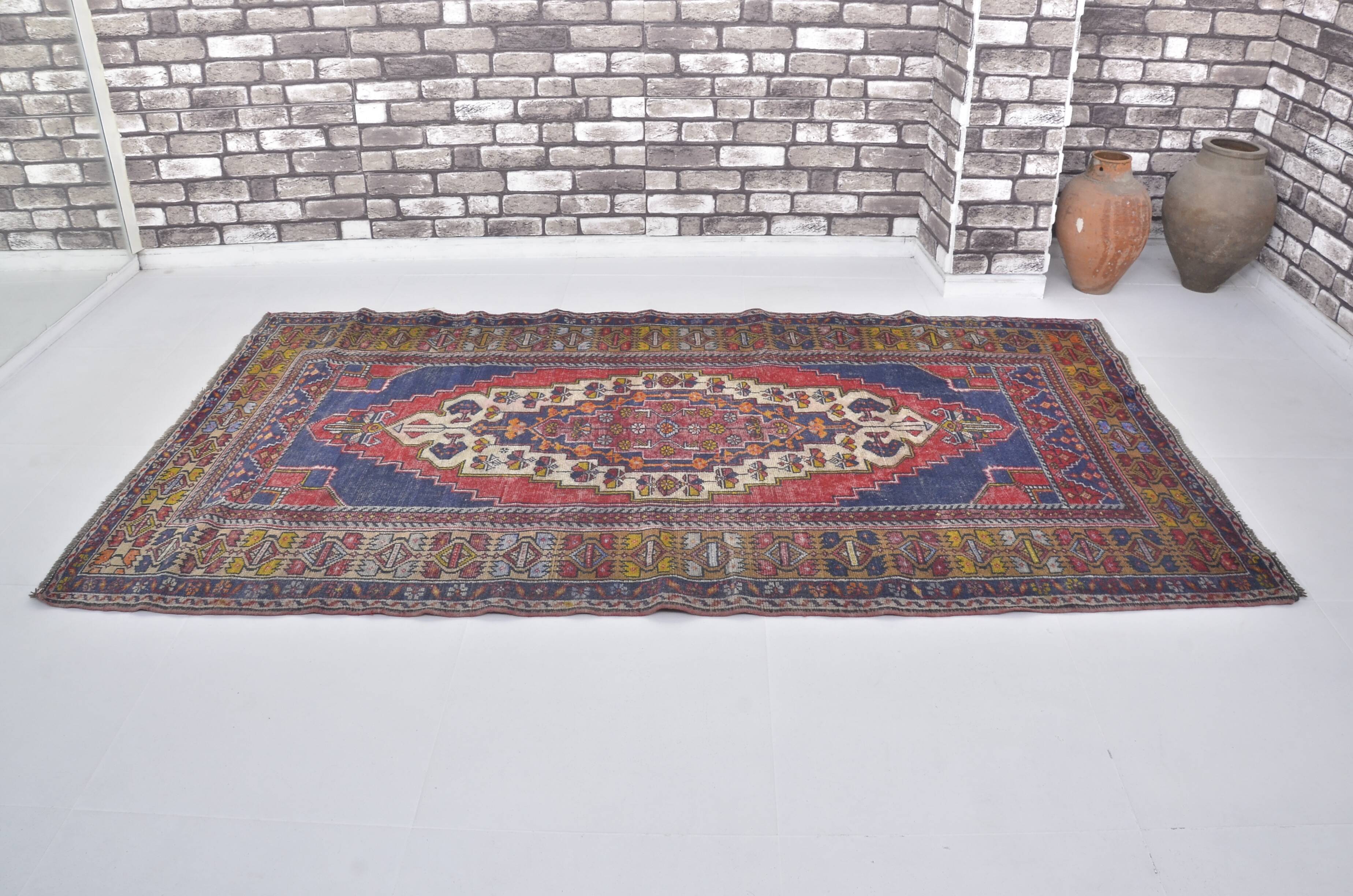 Red & Blue Oushak Rug sku A52